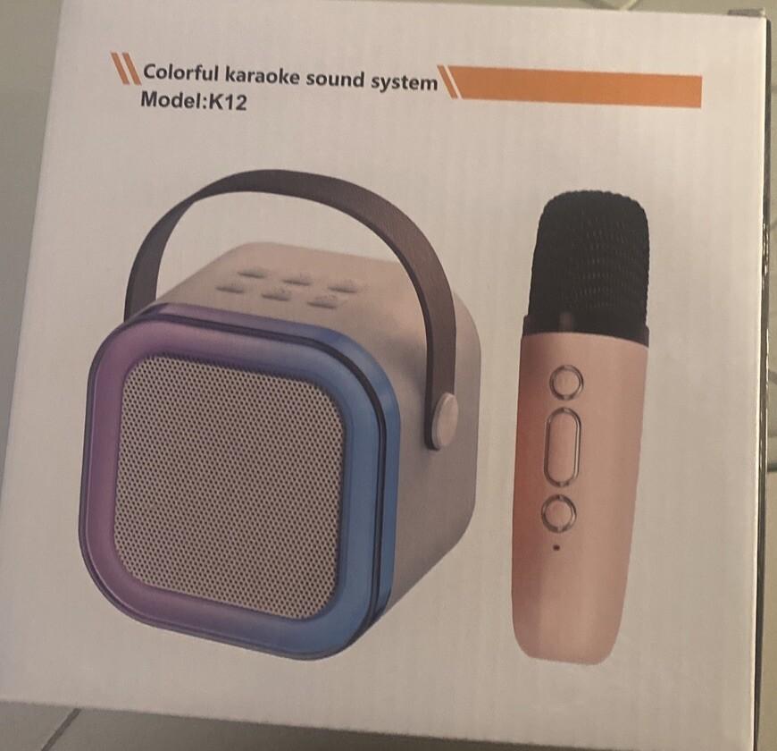 Kids Karaoke Microphone Machine Toy, 3-12 - Color Pink , Beige KGB