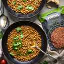 Mina Moroccan Lentils, Ready to Eat, Lentils High In Plant Based Protein, Vegan, Non-GMO, Gluten Free, Kosher, Microwavable, Packaged Meal & Side Dish, 10 oz (EXP 06/12/26)