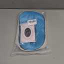 Sky Blue Wig with Bangs Short Light Blue Bob Wig Wavy Curly Wigs Synthetic Hair Wigs (Small Size)