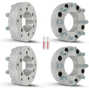 OCPTY 6x5.5 to 8x170 Wheel Adapters for 1500 for Avalanche for Avalanche 1500 for Blazer for C2500 2 inch 14x1.5 Studs 108mm Hub Bore Forged Hub Centric Wheel Adapters 6 lug 4PCS
