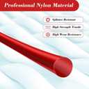 Cluparis 1-Pound Commercial Heavy Duty Round Trimmer Line .155-Inch-by-102-ft String Trimmer Line in Spool, Nylon Weed Eater String with Line Cutter, Red