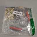 803Pcs Grommet Eyelet Pliers Kit, 1/4 Inch Grommet Tool Kit with 800 Metal Eyelets, Grommet Hand Press kit for Leather Crafts(Inside Dia: 6.4mm/Outer Dia: 12mm (A.I.S.)/Flange Width: ~3mm)
