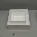 PecMuikee Buffet Risers, Food Risers for Buffet Table, Display Stand Shelf for Catering Dessert Collectibles Jewelry Figures Show, Acrylic Cube Display Nesting Risers with Hollow Bottoms 3PCS