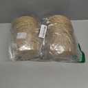 SHEUTSAN 2 Pack Jute Twine Rope, 1/4 Inch, 328 Ft Hemp Rope for DIY, Art, Home Decor