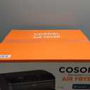 COSORI Dual Air Fryer 9Qt  10-in-1, Fresh Balanced Meals for Family and Children with Double Baskets, Sync Cook & Finish to Bake, Roast, Reheat, Broil & 130 Recipes for Easy Cooking, Dishwasher Safe (8.52 L, Black, Gray)