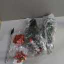 Solar Christmas Trees Lights Outdoor Decoration Waterproof, 40LED Small Solar Power Xmas Tree Pathway Lights, Solar Garden Decorative Stake Lights Yard Decor with Snow 2 Modes for Path Lawn Patio,2PCS