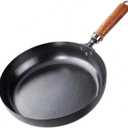 MITSUMOTO SAKARI 12-Inch Japanese Iron Skillet, Flat Bottom