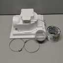 Hon&Guan Bathroom Exhaust Fan, Quiet Square Bathroom Vent Fan 111 CFM, 1.0 Sones, Ceiling Mount Ventilation Fan, Bath Ceiling Fans, Exhaust Fan for Home Bath Hotel