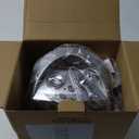 GiveBest Portable Electric Space Heater with Thermostat, 1500W/750W Safe and Quiet Ceramic Heater Fan, Heat Up 200 Square Feet for Office Room Desk Indoor Use, Silver