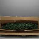 5 Ft Prelit Pencil Artificial Christmas Tree with Timer 180 LED Warm White & Colorful Change Lights 8 Modes Plug in 550 Branch Tips Metal Stand Slim Tree Xmas Decor Indoor Outdoor