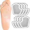 Kimihome Metatarsal Pads 8 Count Gel Cushions, Ball of Foot Cushion Protect and Relieve Metatarsal, Sesamoid, Ball of Foot Pain - 4 Pairs