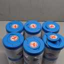 Clorox Healthcare Bleach Germicidal Wipes, 6" x 5", 150 Count Canister, Pack of 6 