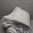 Bedsure Comforter Duvet Insert - Quilted Comforters Queen Size, All Season Duvet, GentleSoft Down Alternative Bedding, with 8 Tabs, Gifts for Women/Men, White, Queen 88 x 88 Inches