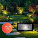 60 Watt Halogen Electronic Potted Transformer 120 Volt in-Out / 12 Volt Output Auto Restart Soft Start Short Circuit Protected with Auto Restart