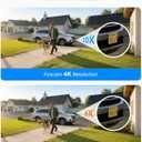 FOSCAM 4K Security Camera Outdoor, Full Space Sense WiFi Camera 360 Radar Auto-Tracking, No-Blind-Spot View, Human/Car/Motion/Sound Detection, Color Night Vision, IP66 Compatible with Alexa