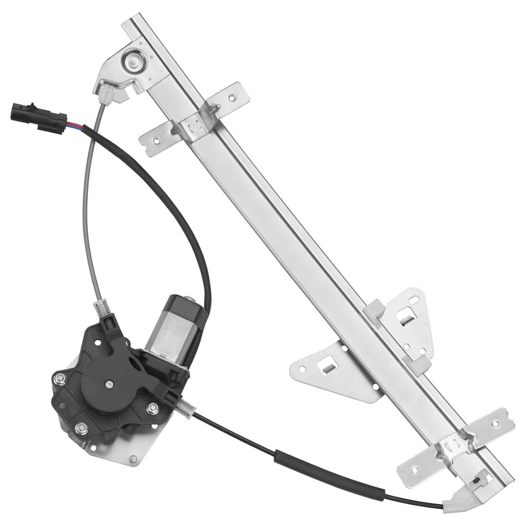 Obaee Rear Right Passenger Side Power Window Regulator with Motor Compatible with Dodge Dakota 2000-2004 Pickup/Dodge Durango 1998-2003 Sport Utility, Replace OE 741-599