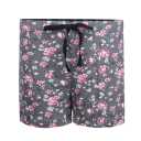 Rene Rofe Sleepwear 4 Pack Pajama Shorts (Pink,Black, Flower, L)