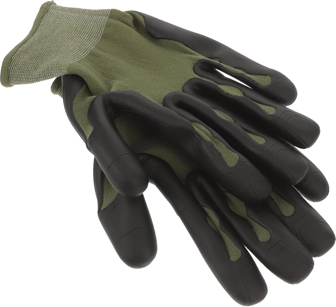 1pair Ergonomic Fit Welding Gloves Men Non-slip Work Gloves Puncture Resistant Outdoor Protective