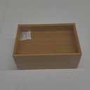 Silverware Tray for Drawer, Stackable Kitchen Bamboo Drawer Organizer 9" x 6" x 2" Set of 2