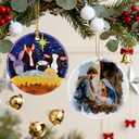 Christian Gifts: Nativity Scene Christmas Ornaments | Religious Christmas Decorations, Christian Holiday Decor, Holy Family Ornament, Religious Gift, Baptism Gift & Unique Faith Festival Gifts