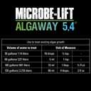 MICROBE-LIFT Algaway 5.4 Algae Remover for Aquariums, Algaecide for Freshwater and Saltwater Tanks, Aquarium Algae Control and Fish Tank Cleaner, Safe for Fish and Plants, 8 Ounces