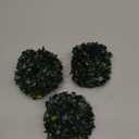 Hotop 2 Pcs 7 Inch Artificial Plant Topiary Ball 4 Layers Garden Spheres Boxwood Balls Artificial Topiaries Spheres Decorative Plants for Backyard, Balcony, Garden, Indoor Outdoor Decor(Green)