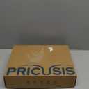 PRICUSIS Nonstick Ceramic Frying Pan with Lid, Non Toxic Skillet, Healthy Egg Pan Nonstick Omelet Pan Chef's Pan, PTFE PFOA & PFAS Free, Induction Compatible (8Inch W/L)