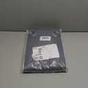 Yakamok Room Darkening Curtains Thermal Insulated Gray Blackout Curtain Panels Solid Grommet Top Window Drapes for Bedroom Living Room Decor(52x72 Inch, Grey, 2 Panels)