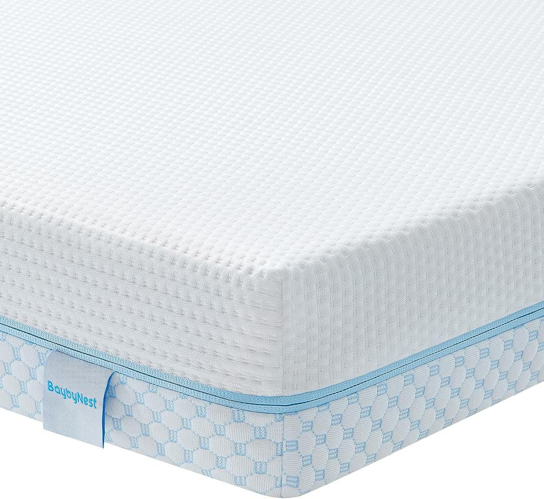 Mini Crib Mattress 38x24x4, Cooling Gel Foam Memory Foam, Temperature Balance Cooling Cover, CertiPUR-US Certified