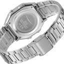 BESTKANG Retro Digital Watch Stainless Steel Band for Men Women | Alarm, Chrono, LED Light, 30M Waterproof, Vintage Electronic