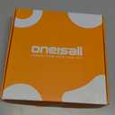 oneisall Professional Dog Grooming Clippers: Cordless Rechargeable Thick Hair Clipper with Detachable Metal Combs, Low Noise Heavy-Duty Pet Clippers for Curly/Fine/Wavy Hair, 676pro (Silver)