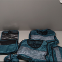 Veken 8 Set Packing Cubes for Travel Essentials, Suitcase Organizer Bags Set for Luggage, Road Trip Travel Accessories in 4 Sizes (Extra Large, Large, Medium, Small) (09-Dark Teal)