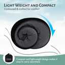 2 x Travel Memory Foam Pillow - Adjustable Size. Essentials for Head, Chin and Neck Support During Airplane Travel, Long Flight, Car Ride/Driving, Sleeping, and Power Nap. Machine Washable. (Black)