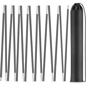 Aluminum Tent Poles Replacement,Fits Both Female and Male Ends,7001 T6 Lightweight Tent Rod Repair Kit for Camping Hiking Backpacking Tent (20ft 0.4in)