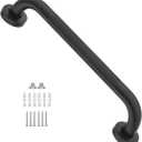 16 Inch Anti Slip Shower Grab Bar Oil Rubbed Black, Munzong Bathroom Grab Bar, Knurled Bathroom Balance Bar,Safety Hand Rail Support Handicap Elderly Injury Senior Assist Bath Handle