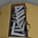 42x42 Inches Puppy Playpen with Gate, Dog Playpen for Puppies or Small Dogs, DogFence Pet Playpen for Indoor & Outdoor, Sturdy Safety DogPen with Thickened Fabric, High-Strength Nylon Wire Mesh (Blue)