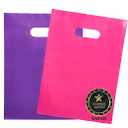 Choice Marts 200 Pink and Purple 2Mil Extra Thick 12"x15" Glossy Plastic Retail Merchandise for Small Business – Boutique, Thank You, and Gift Packaging