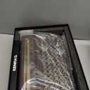 YUNZII QL75 Wireless Typewriter Hot Swap Retro Mechanical Keyboard,Punk Round Keycaps,RGB Backlit QMK/VIA Programmable, Multi-Device Keyboard with 2.4GHz/Type-C/BT5.0 (Wood, Cocoa Cream V2 Switch)