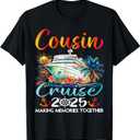 Cousins Cruise 2025 Cruising Cousins Vacation Trip Matching T-Shirt, L