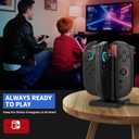 Charging Dock for Nintendo Switch 2 Joy Con, [Supports Dual-Direction Charging] Controller Charger Stand Station Compatible with Switch 2 Joy Con Accessories, Black