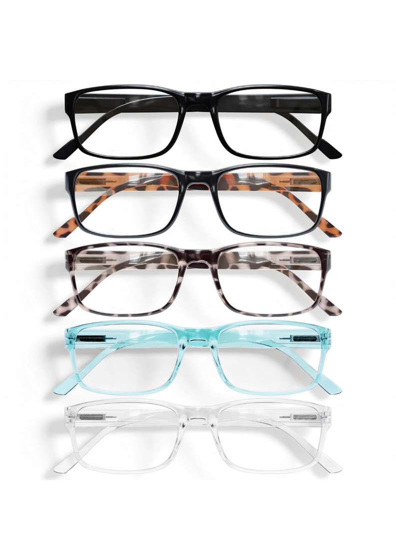 Gaoye Professional Reading Glasses for All Day - Computer Readers with Blue Light Protection - Value Pack