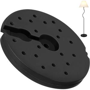 Plastic Table Lamp Round Base Weight Replacement For Home Bedroom Living Room