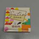 Satin Dams Pack of 12 Assorted Latex Oral Dams | Grape, Strawberry, Vanilla and Spearmint Scented Dental Dams | Hermetically Sealed Dams