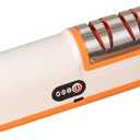 1pc Knife Sharpener Multifunctional Automatic Professional 4 Gears Kitchen Accessories(Orange)