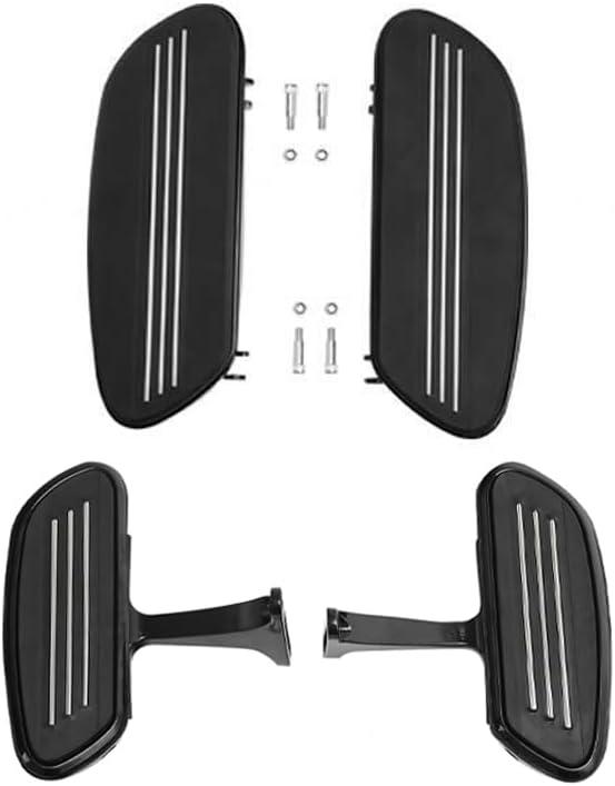 Green-L Driver&Passenger Floorboard Front&Rear Footboard Kit Fit for Harley Touring Road King Street Glide Electra Glide Ultra 1993-2025
