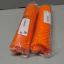 2 x Griddle Accessories Silicone Spatula Mat with Drip Pad, Orange, 16x11.5" Rectangular Grill Mat