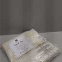 Lush Decor Wilbur Tufted Cotton Decorative Throw Pillow Cover, 20" W x 20" L, Ivory - Square Pillow Cover - Throw Pillows For Bed, Couch, Or Chair