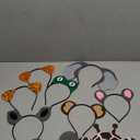 9pcs Jungle Animal Safari Headbands with Animal Hair Hoops - Photo Booth Props, Party Favors and Decorations for Kids and Adults