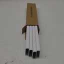 Delamu Cord Hider, 62.8in Cord Covers for 6-8 Wires on Wall, Cable Hider Cable Management, Wire Hiders for TV on Wall, Wire Covers for Cords, Cable Cover Wall, 4X L15.7 W2.36 H0.75in, White