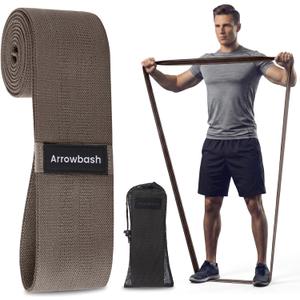Arrowbash 40" Long Fabric Resistance Band for Working Out Women Men Non-Slip Exercise Stretch Band with Bag for Stretching Exercise, Yoga, Home Fitness